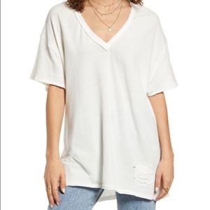 Free People Joni White Tee